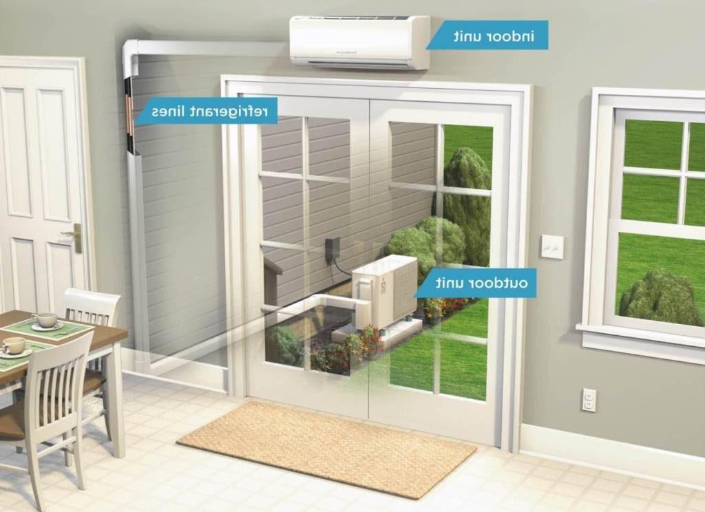 diagram showing how solar air conditioning system install is laid out